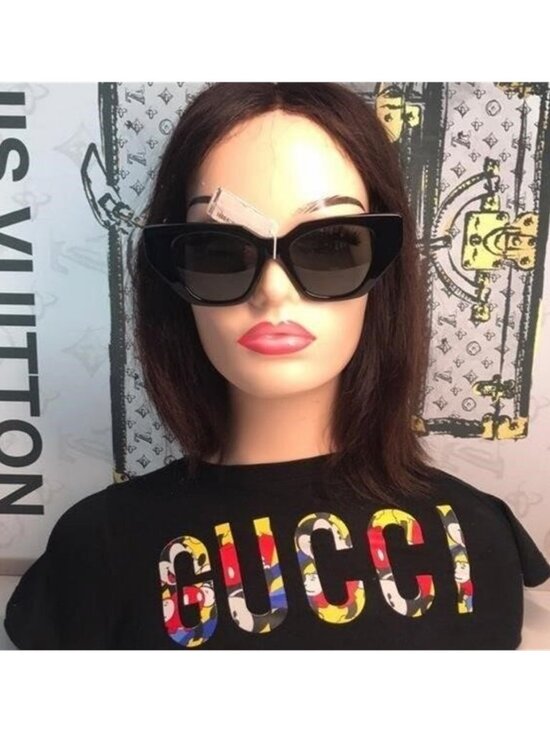 New Authentic Gucci Black Cat-Eye Sunglasses GG0641s 001 main image 4